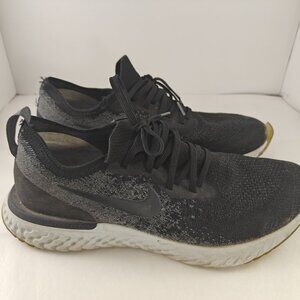 Nike Epic React Flyknit Black Dark Grey Sneakers/Running shoes US 10.5 Men AQ006